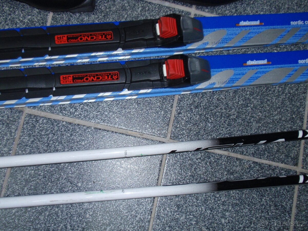 SET BĚŽKY TECNO 120 CM+HŮLKY 105 CM+BOTY VEL.34 - 3