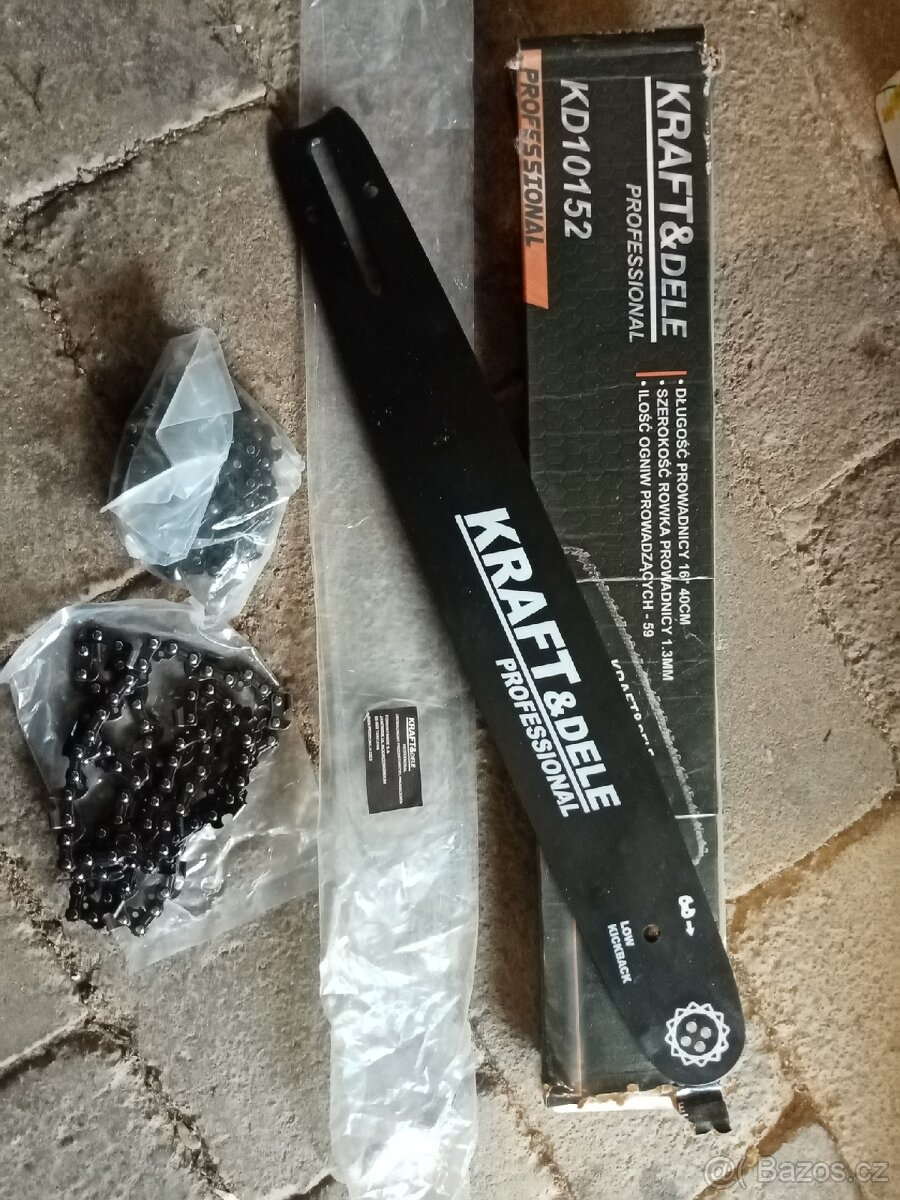 Vodící lišta pro motorovou pilu značky Kraft&Dele, - 3