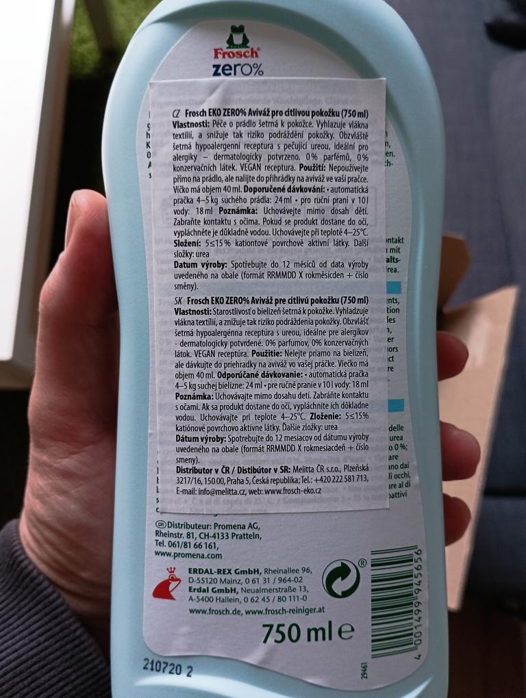 Frosch aviváž 31 PD Zero% pro citlivou pokožku 8ks - 3