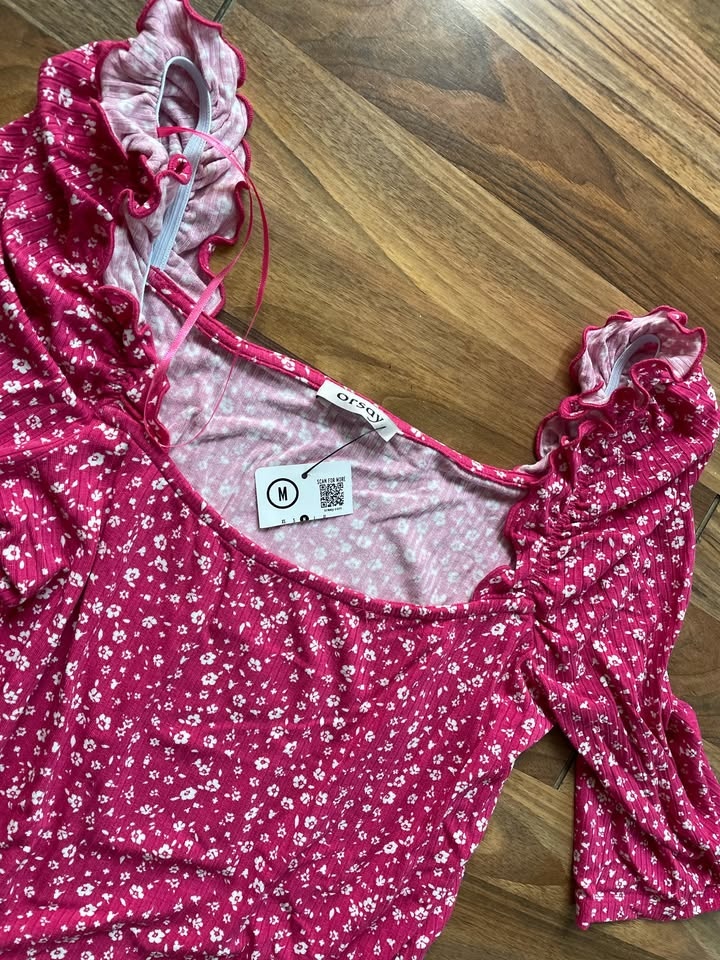 Nový růžový top, vel M, Orsay - 3