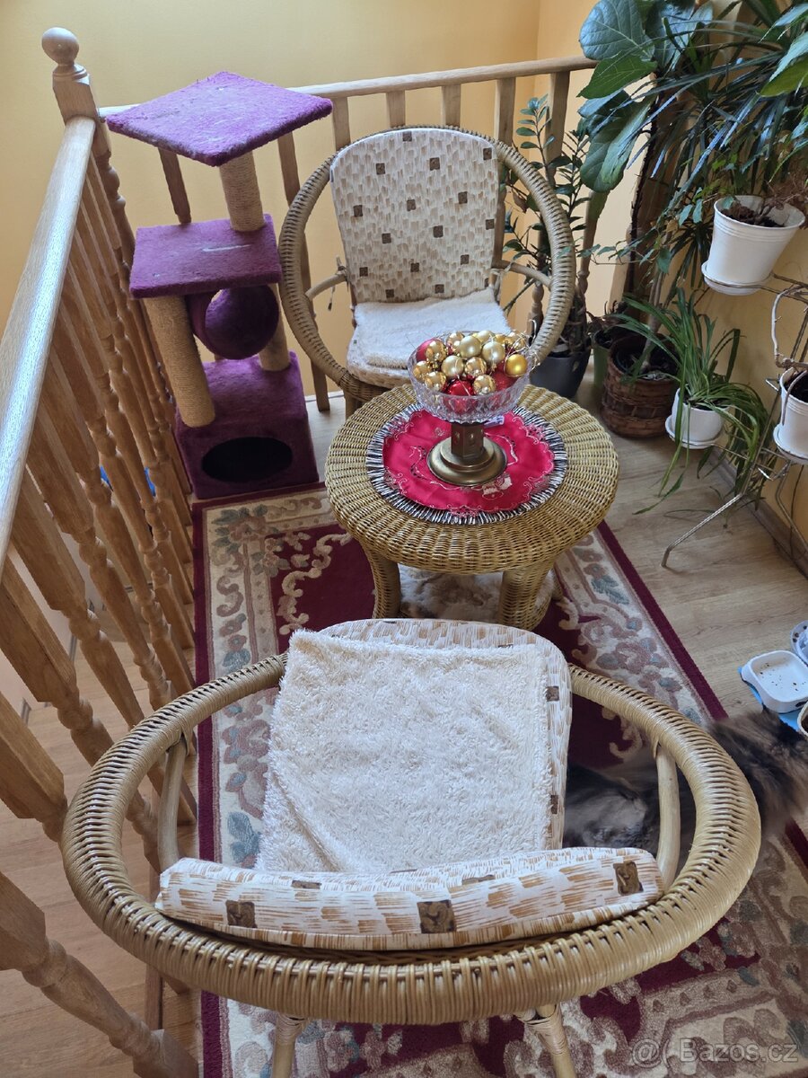 Ratanová sedací souprava - 3