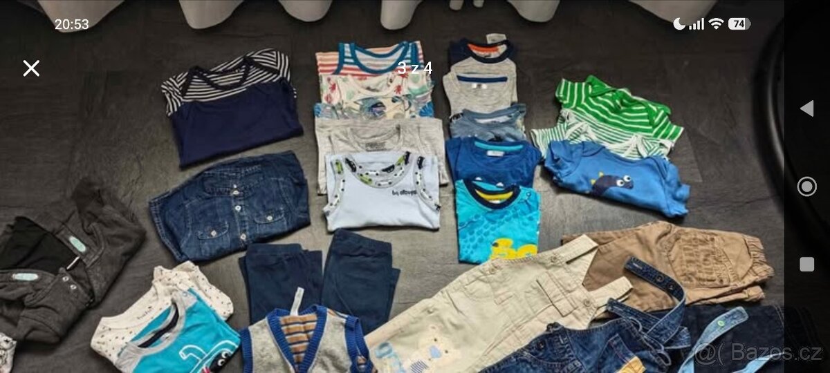 Klučičí oblečení vel 74 - 3