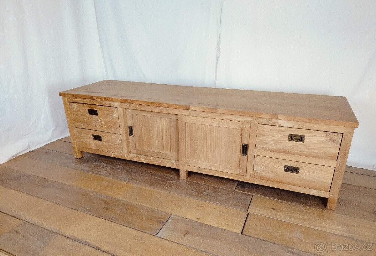 Komoda - botník - masiv TEAK - 3
