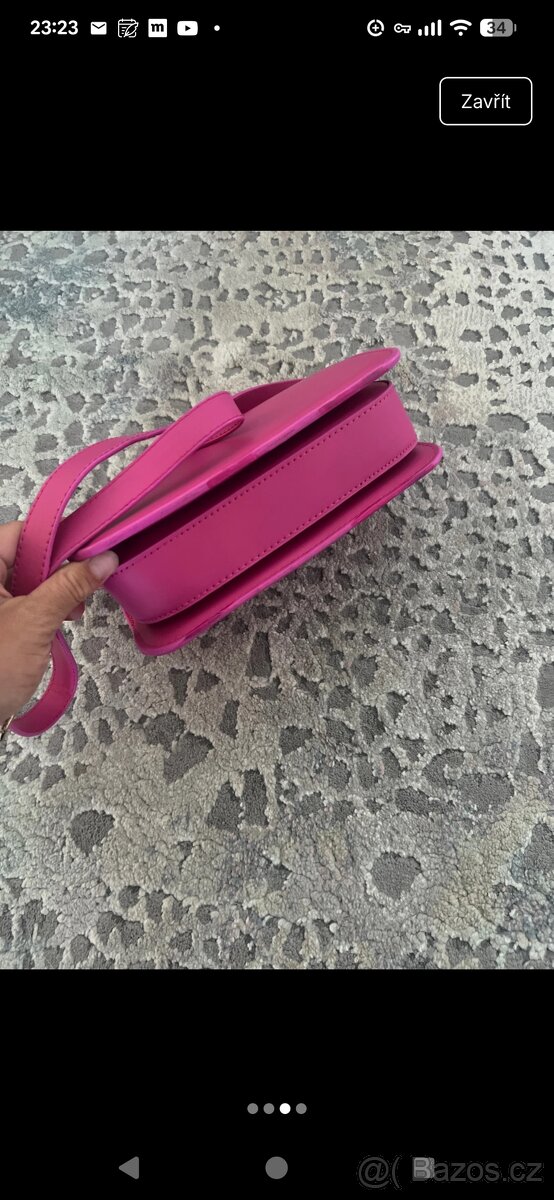 Celine Triomphe Magenta kabelka - 3