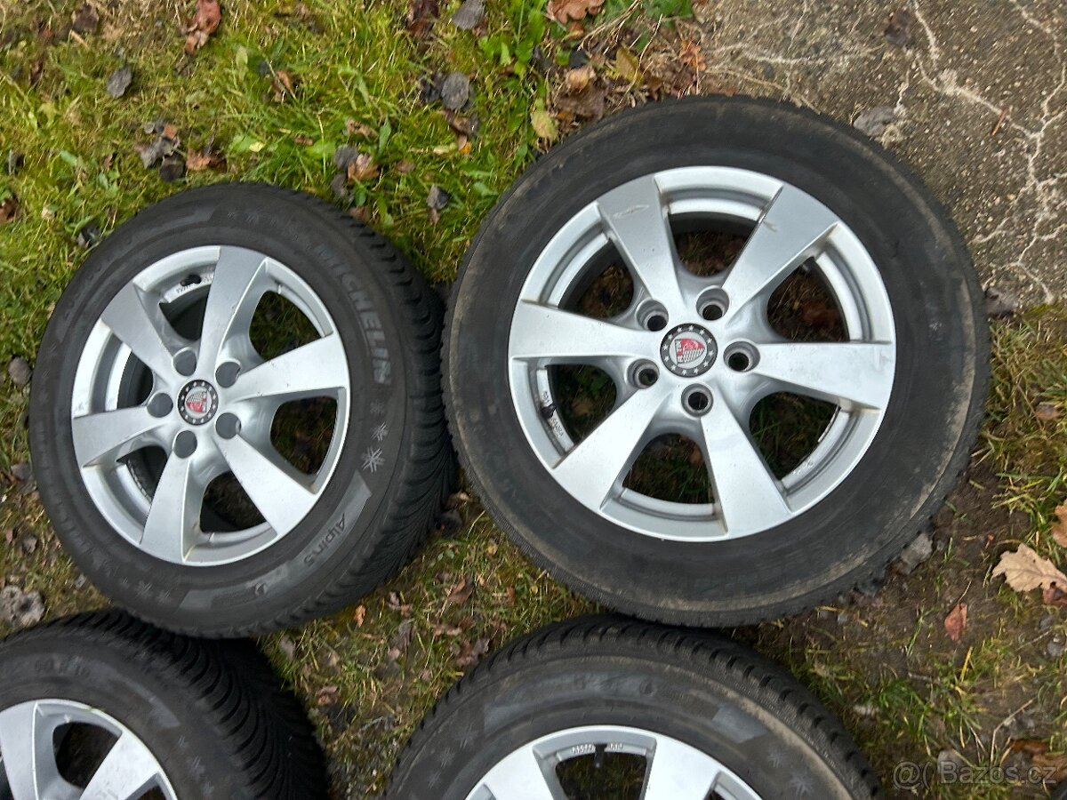 Zimní sada 5x120 r16 205/60/16 Michelin - 3