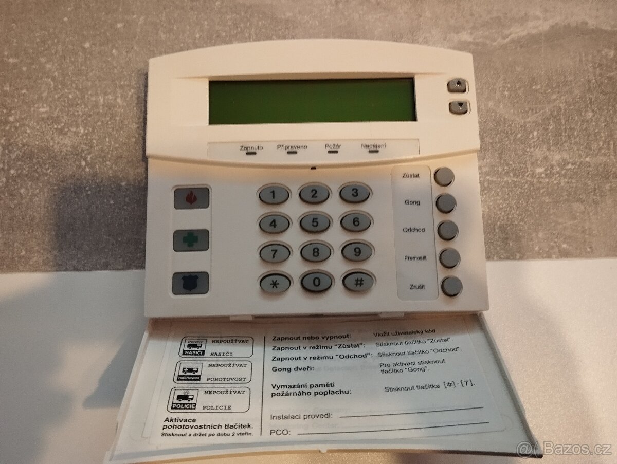 Prodám elektronické zabezpečovací zařízení. EZS - 3