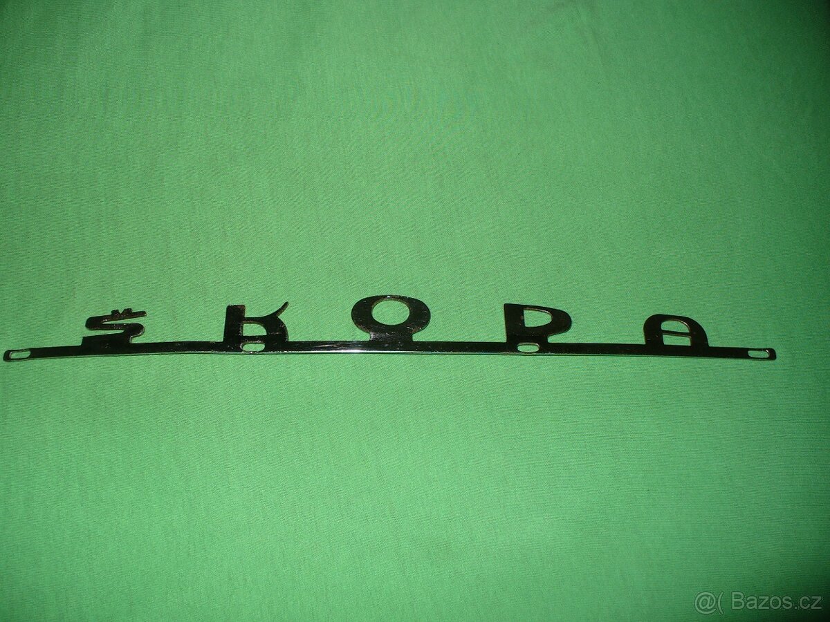 chromový nápis ŠKODA - 3