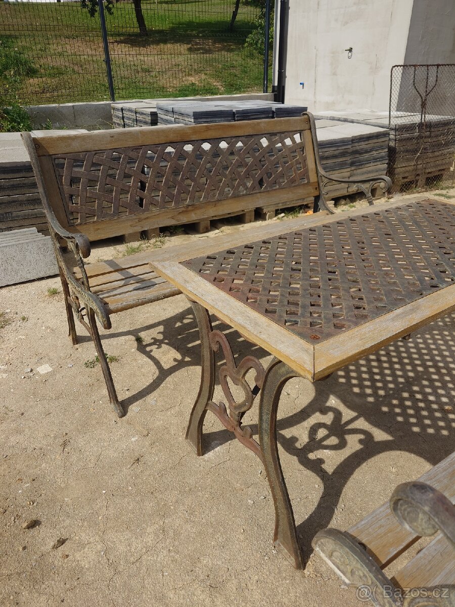 Litinový zahradní nábytek - 3