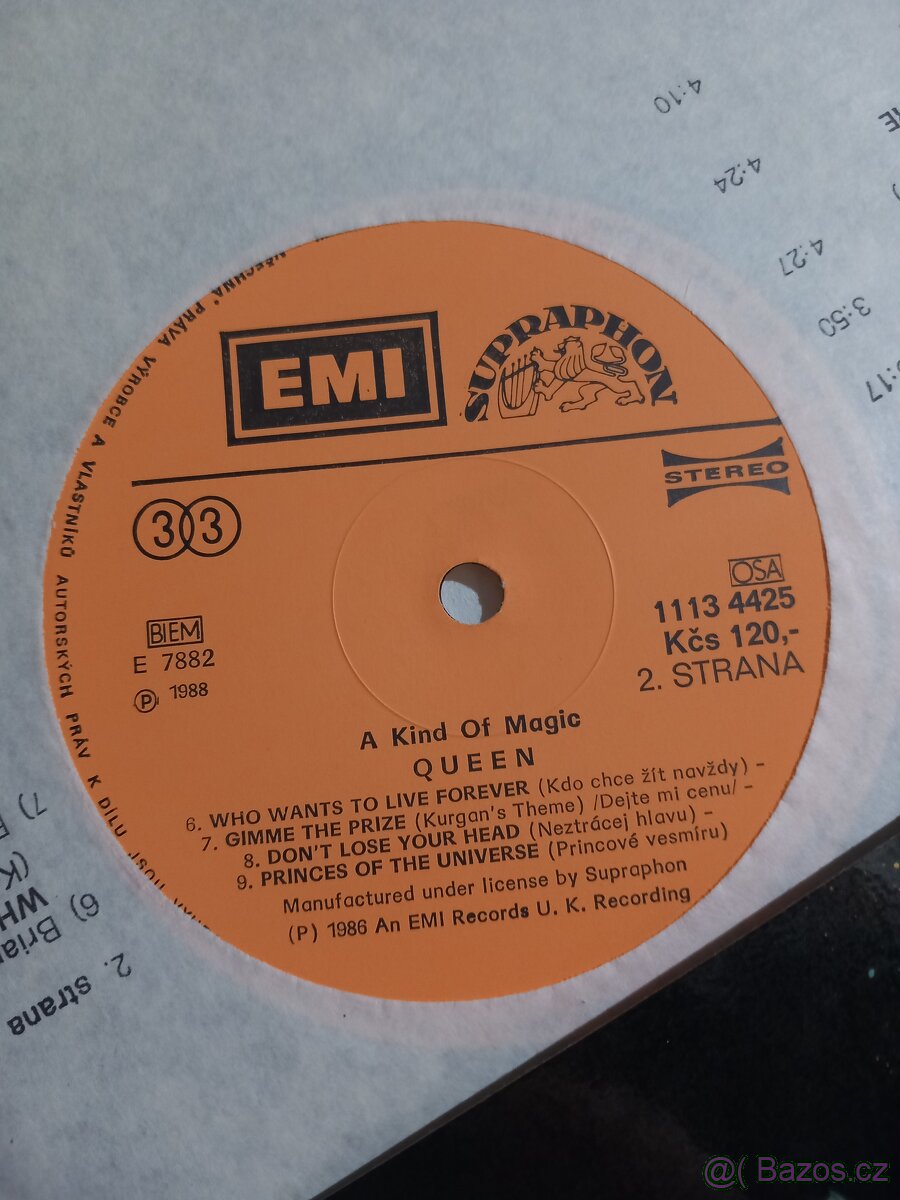 Lp deska QUEEN - A King of Magic - 3