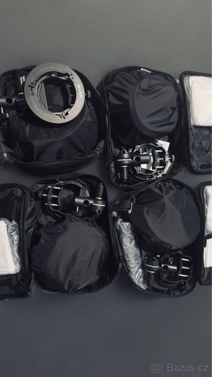 GODOX softboxy – kompletní sady (včetně držáku S2) - 3