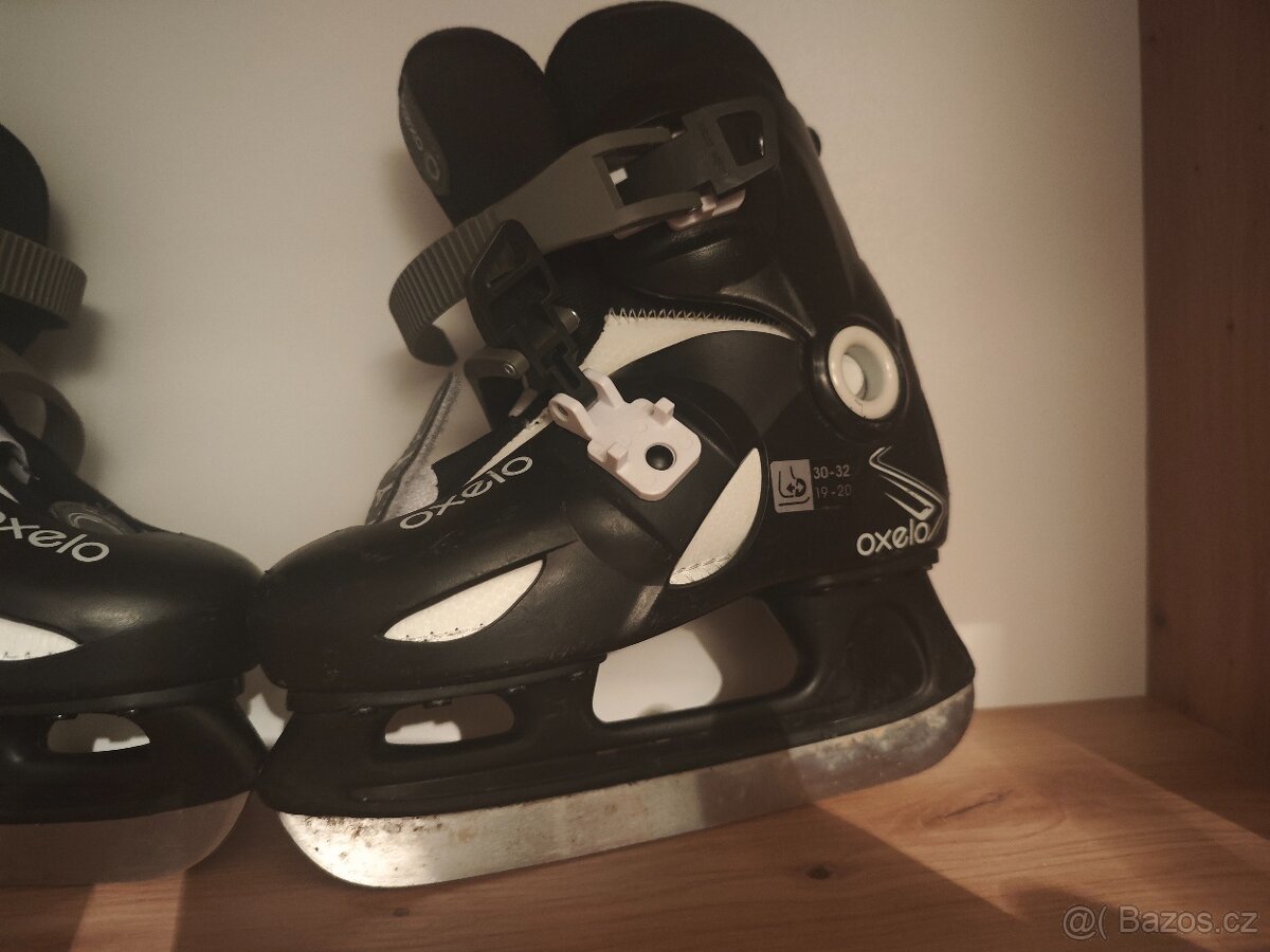 Dětské lední brusle Oxelo PLAY 3 – černé - 3