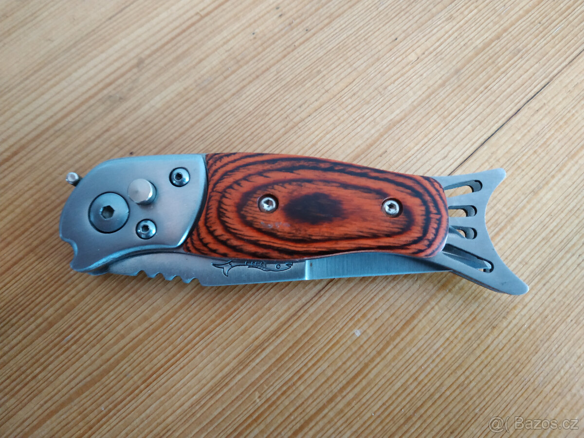 Vystřelovací nůž s pouzdrem na opasek - 3