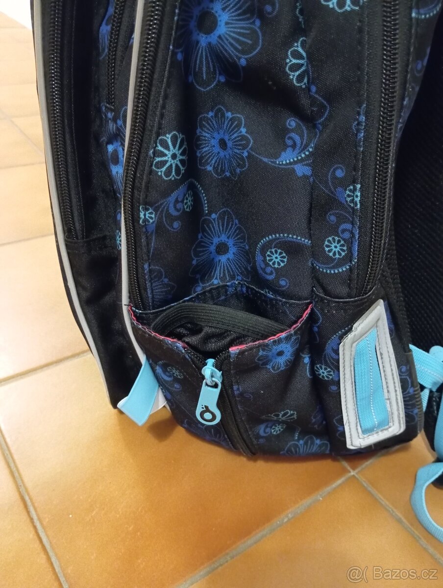 Školní batoh Topgal tmavě modrý s kolibříkem - 3