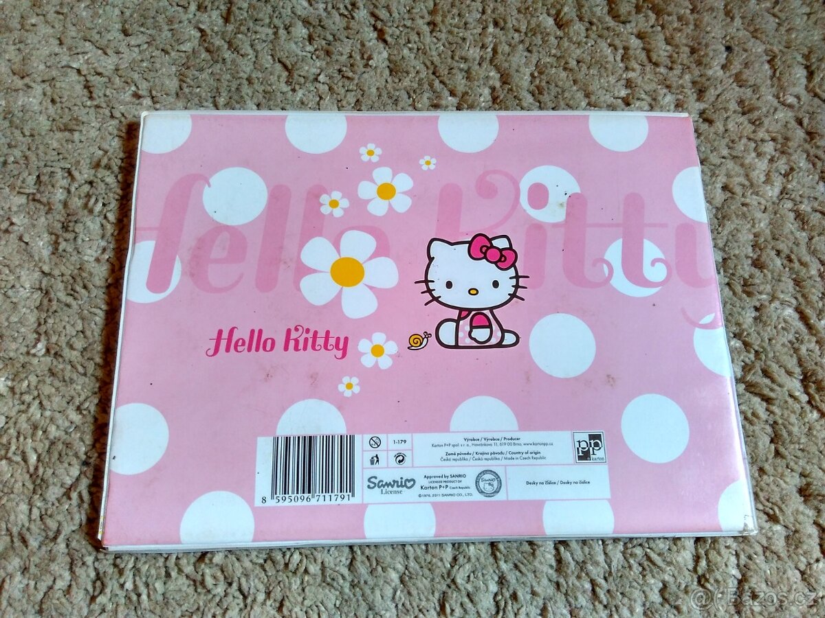 Desky na číslice Hello Kitty + číslice - 3