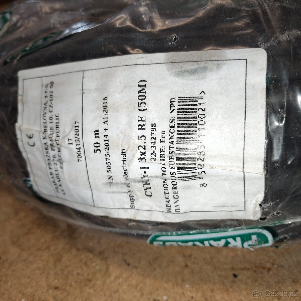 Kabel cyky 3×2,5 měď - 3