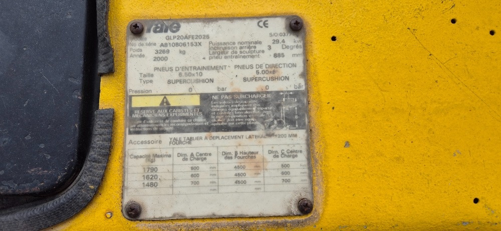 Vysokozdvižný vozík Yale GLP 20AF - 3