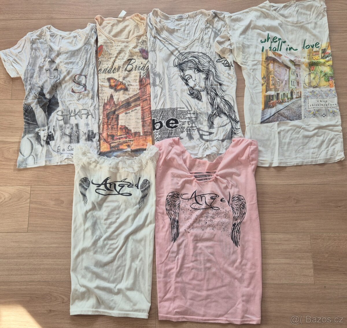 Dámská trika, triko, trička, sada, balík. - 3
