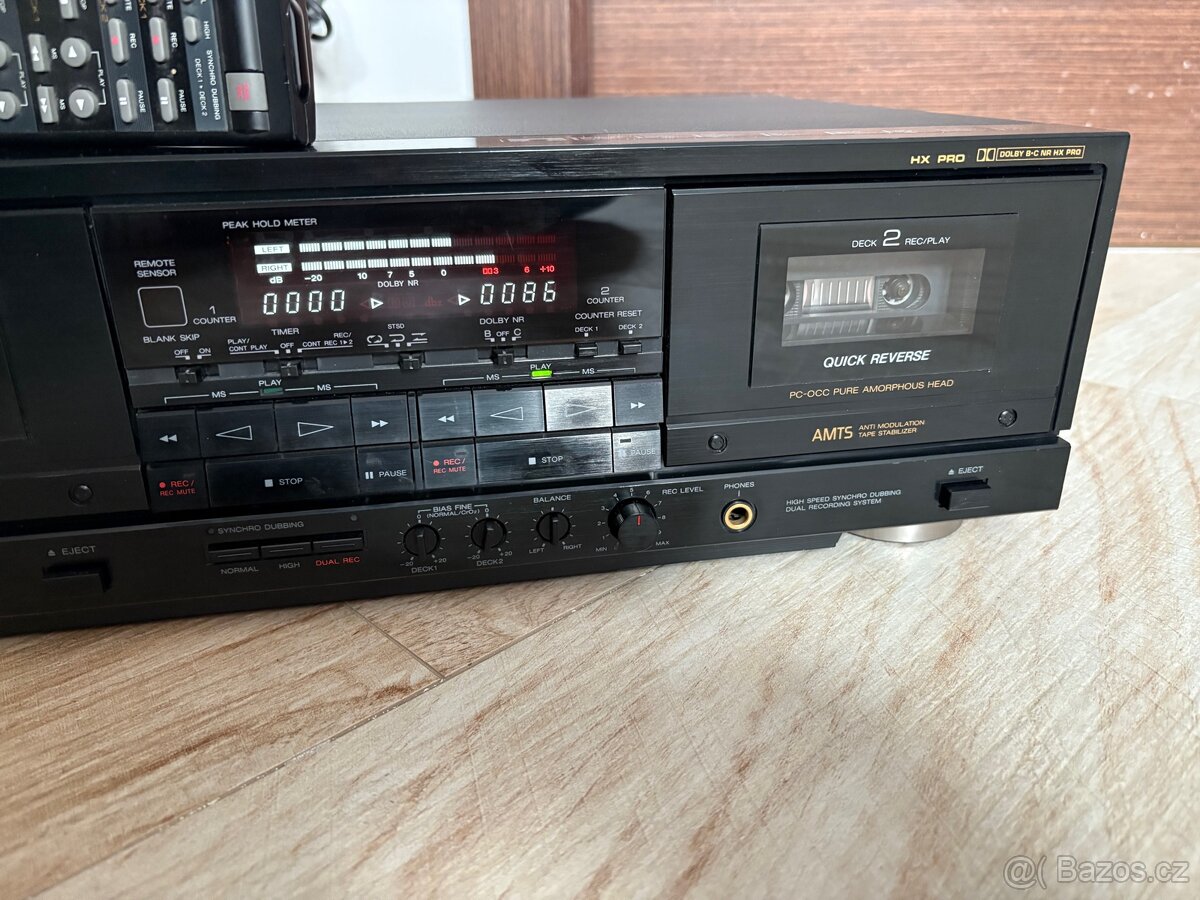 Aiwa AD-WX999 stereo double cassette deck vč DO - 3