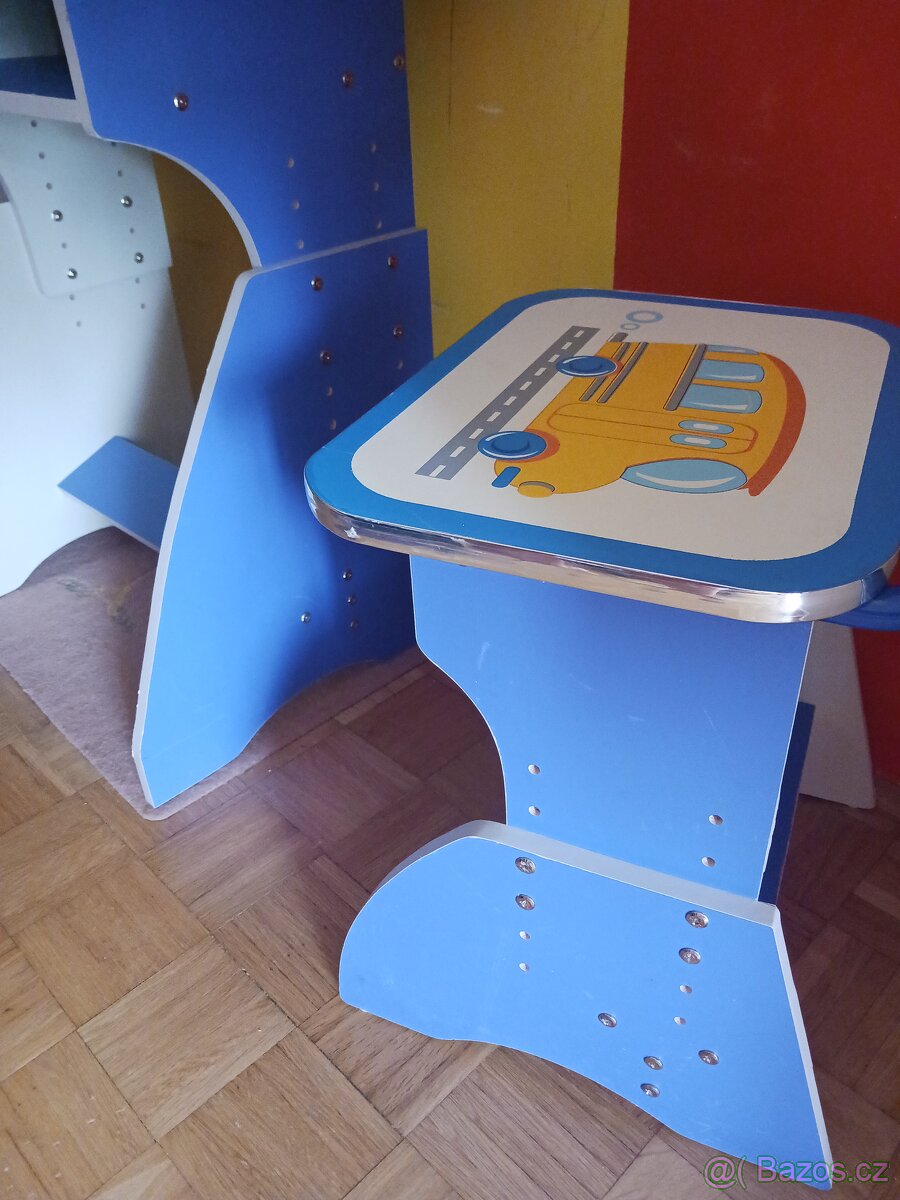 Školní psací stůl + židle - 3