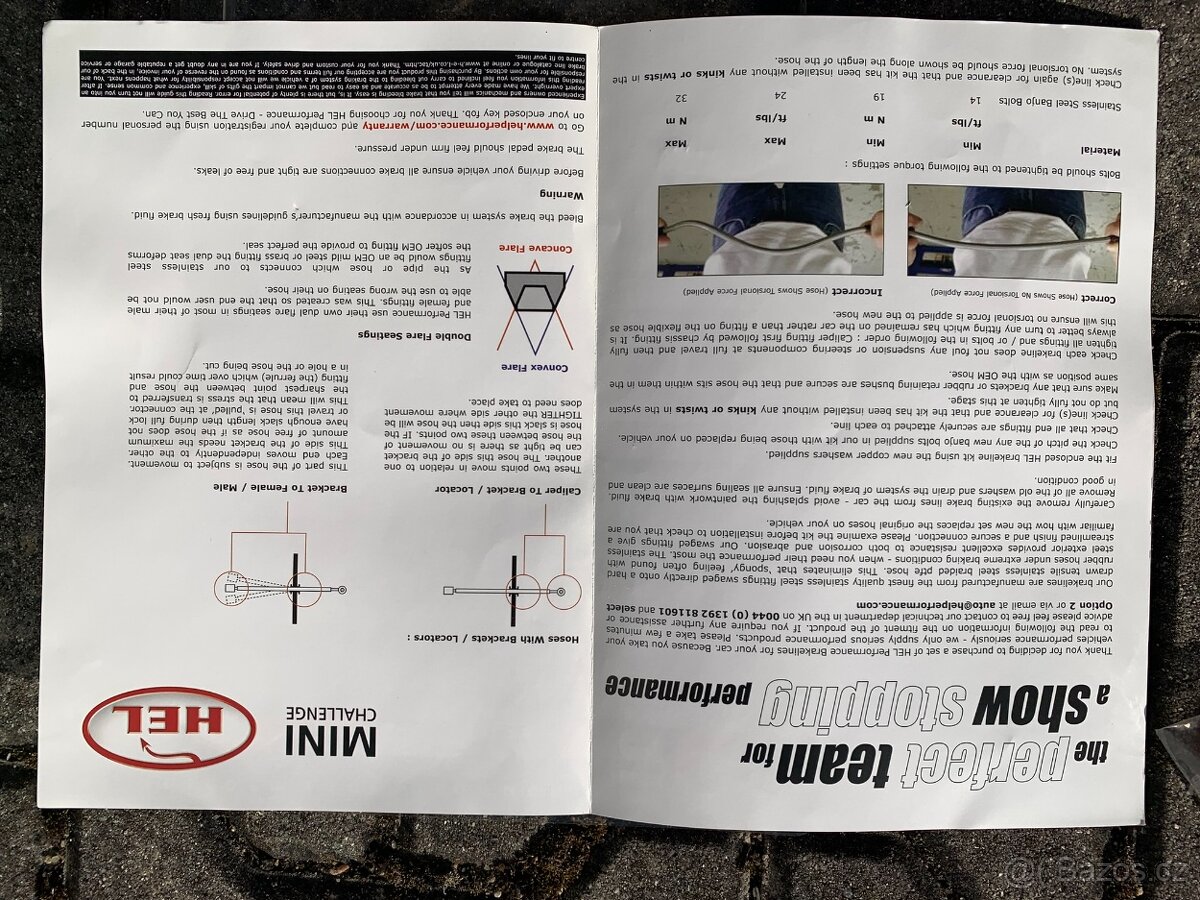 Pancéřové brzdové hadice HEL Mazda CX-5 - 3