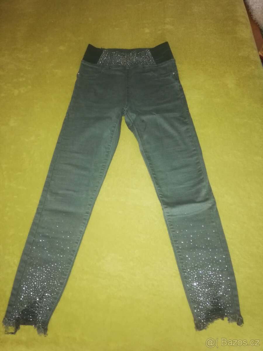 Nové džínové legíny S - 3