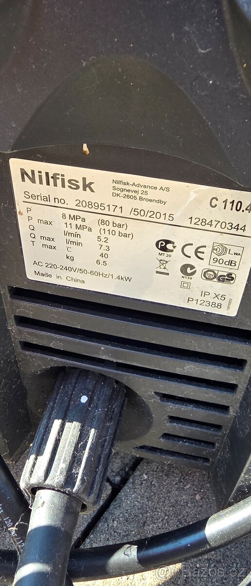 Nilfisk Vysokotlaký čistič C 110.4 - 3
