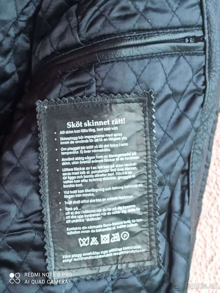 Bunda Roco dámská kožená velikost 40 - 3