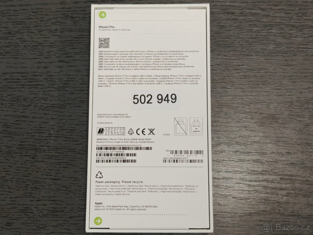 Apple iPhone 17 Pro 256GB nový - 3