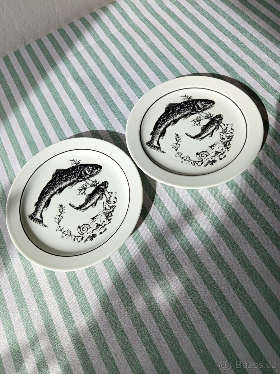 Porcelán Colditz Inglasur - talíře - 3