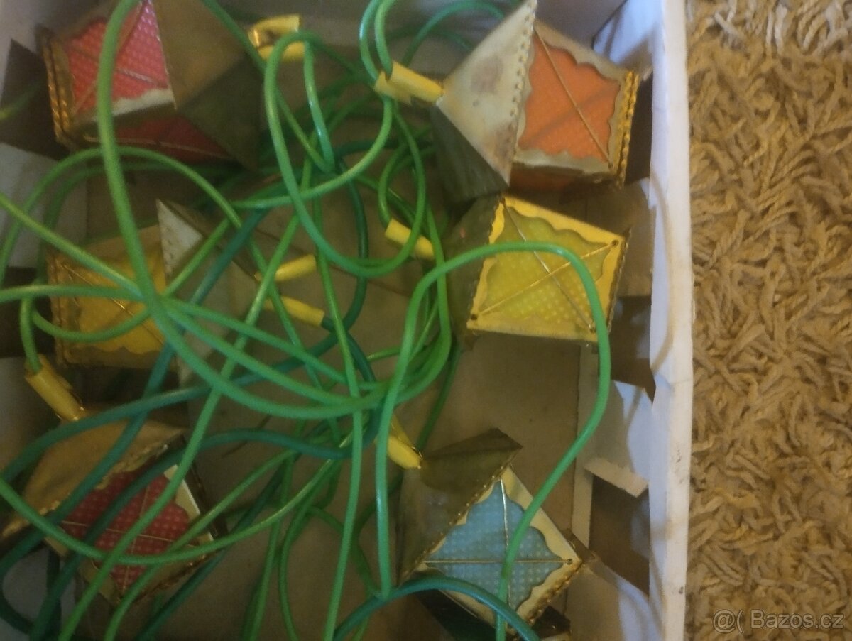 Staré vánoční lucerničky -světlušky - 3