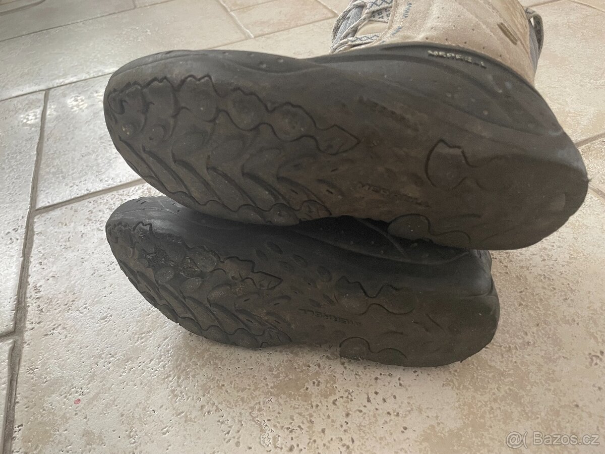 Zimní hodně teplé boty, zn. MERRELL, vel. 34 - 3