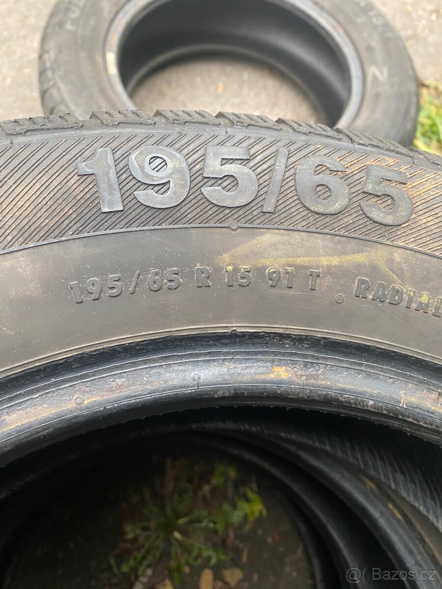 195/65R15 91T Barum 2x6mm 2x5mm dot3517 zimní - 3