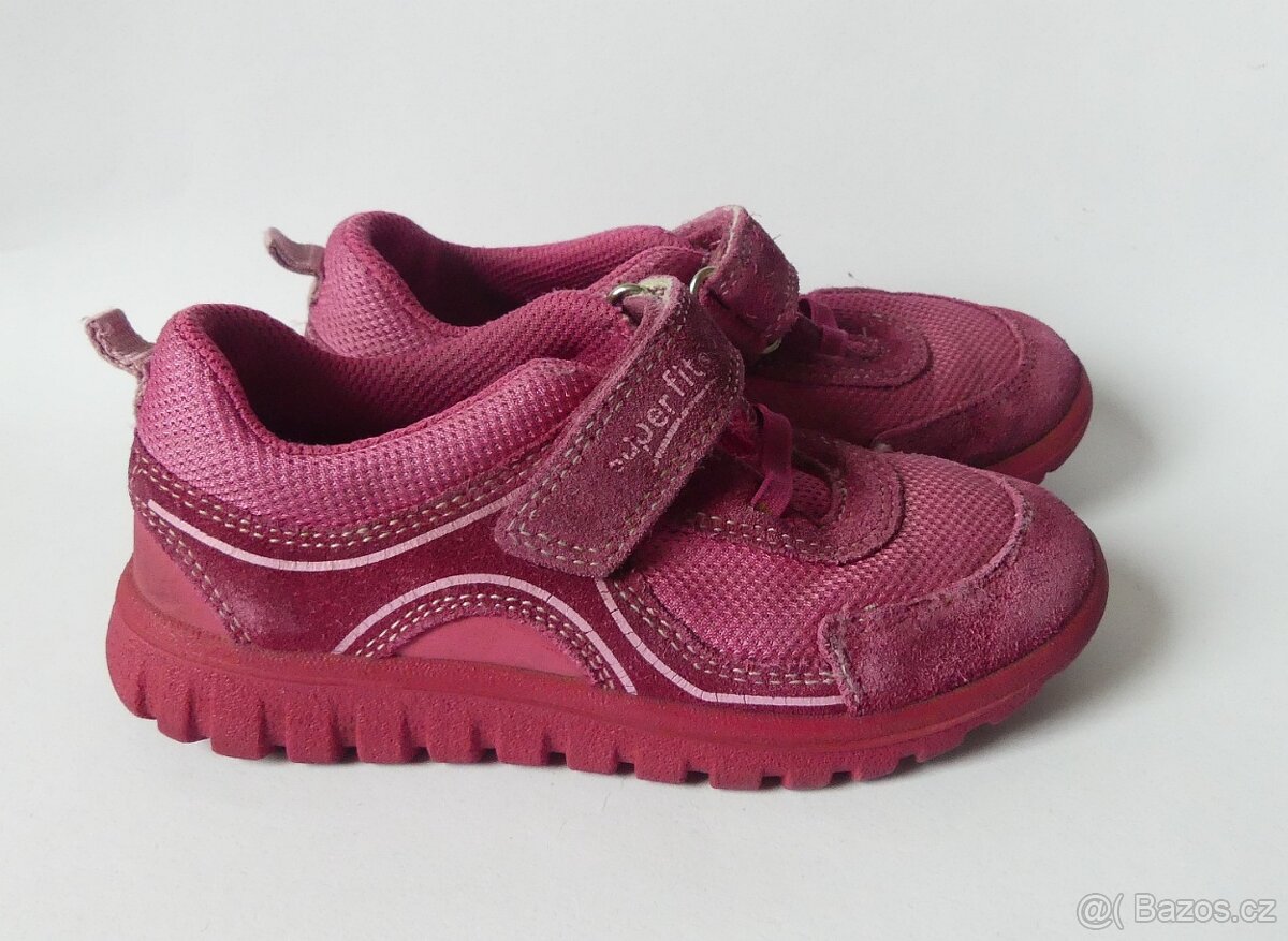 Dívčí botasky, růžové, Superfit, vel. 28 - 3