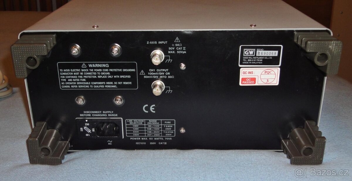 Osciloskop analogový GW GOS-626G 20MHz - 3