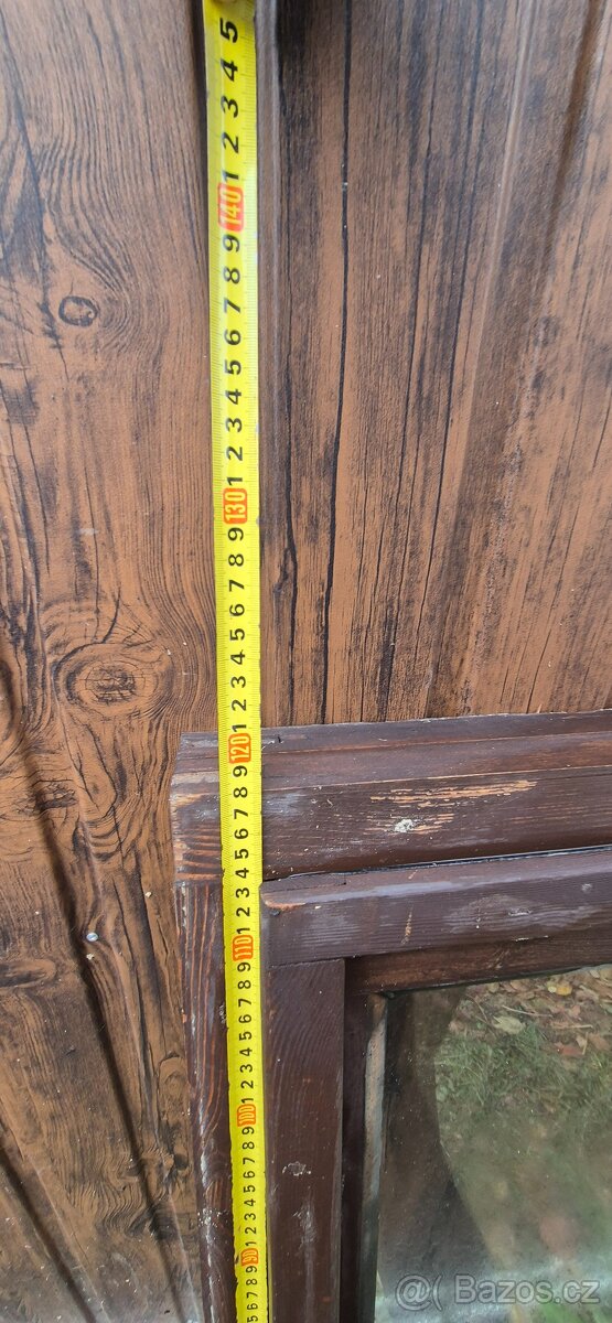 Dřevěné okno 120 na 180 vyklápěcí. - 3