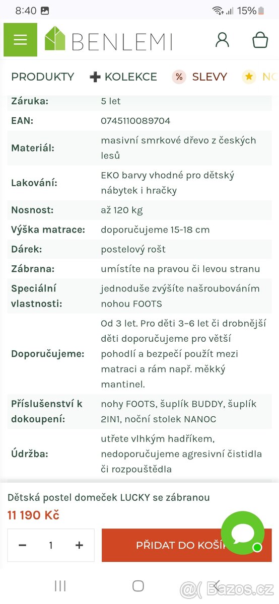 Domečková postel Lucky - 3