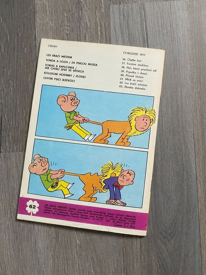 Čtyřlístek č. 62 Lev kráčí městem - 3