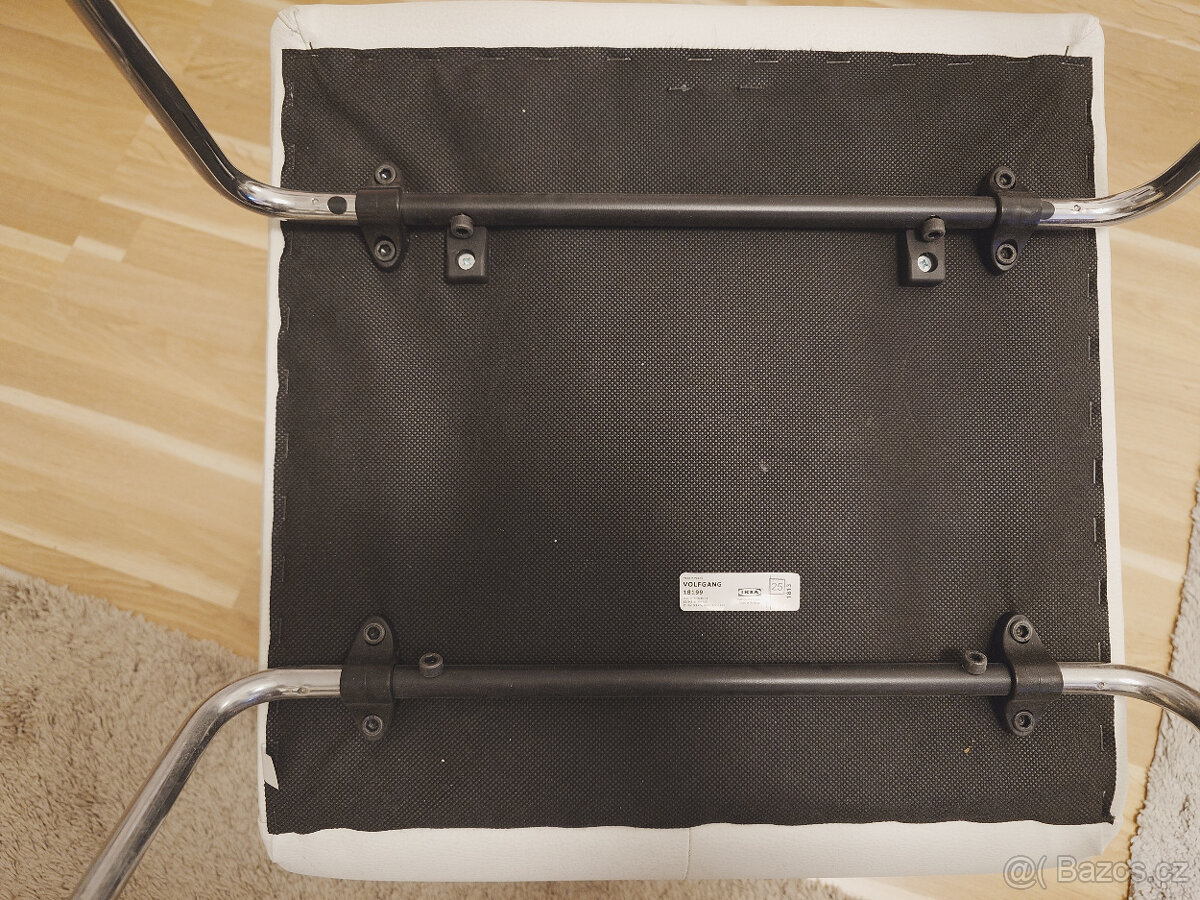 IKEA = 2ks čalouněné židle VOLFGANG / LILLÅNÄS - slonovinová - 3