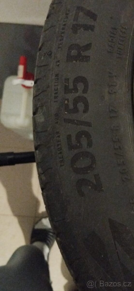 4x100 r17 letní pneu 205/55/17 - 3
