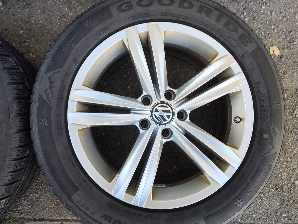 18"zimní alu sada Sebring 5x112 origo VW Tiguan 2 Kodiaq - 3