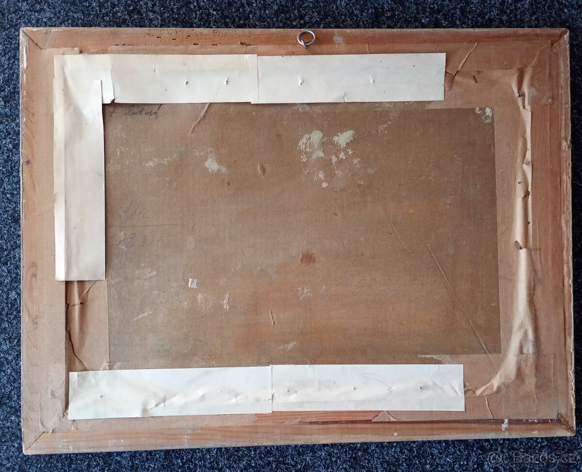 Starý obraz - olejomalba - 3