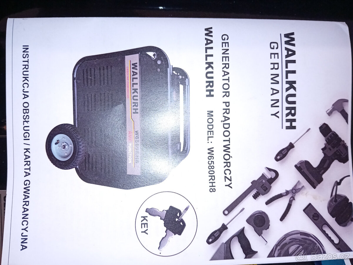 Elektrocentrála 7,1kW/400V 3,8kW/230V - 3