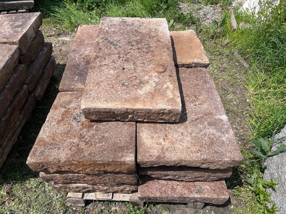 stará kamenná dlažba zápražáky 8 m2 - 3