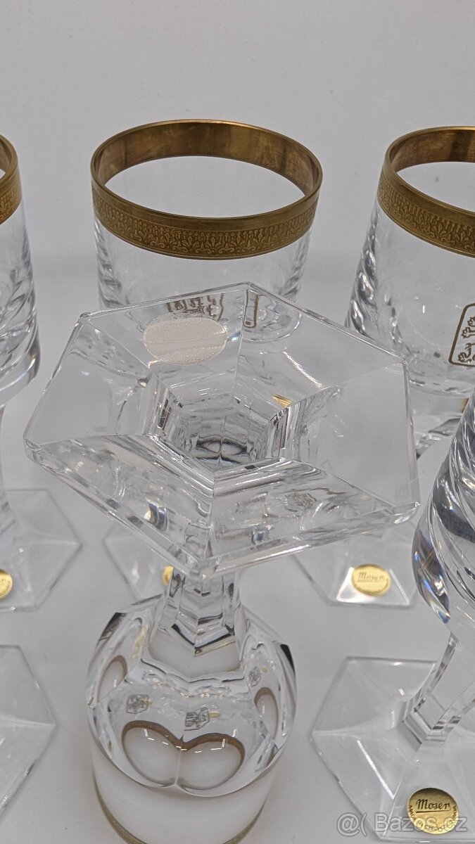 Skleničky Moser se státním znakem - 3