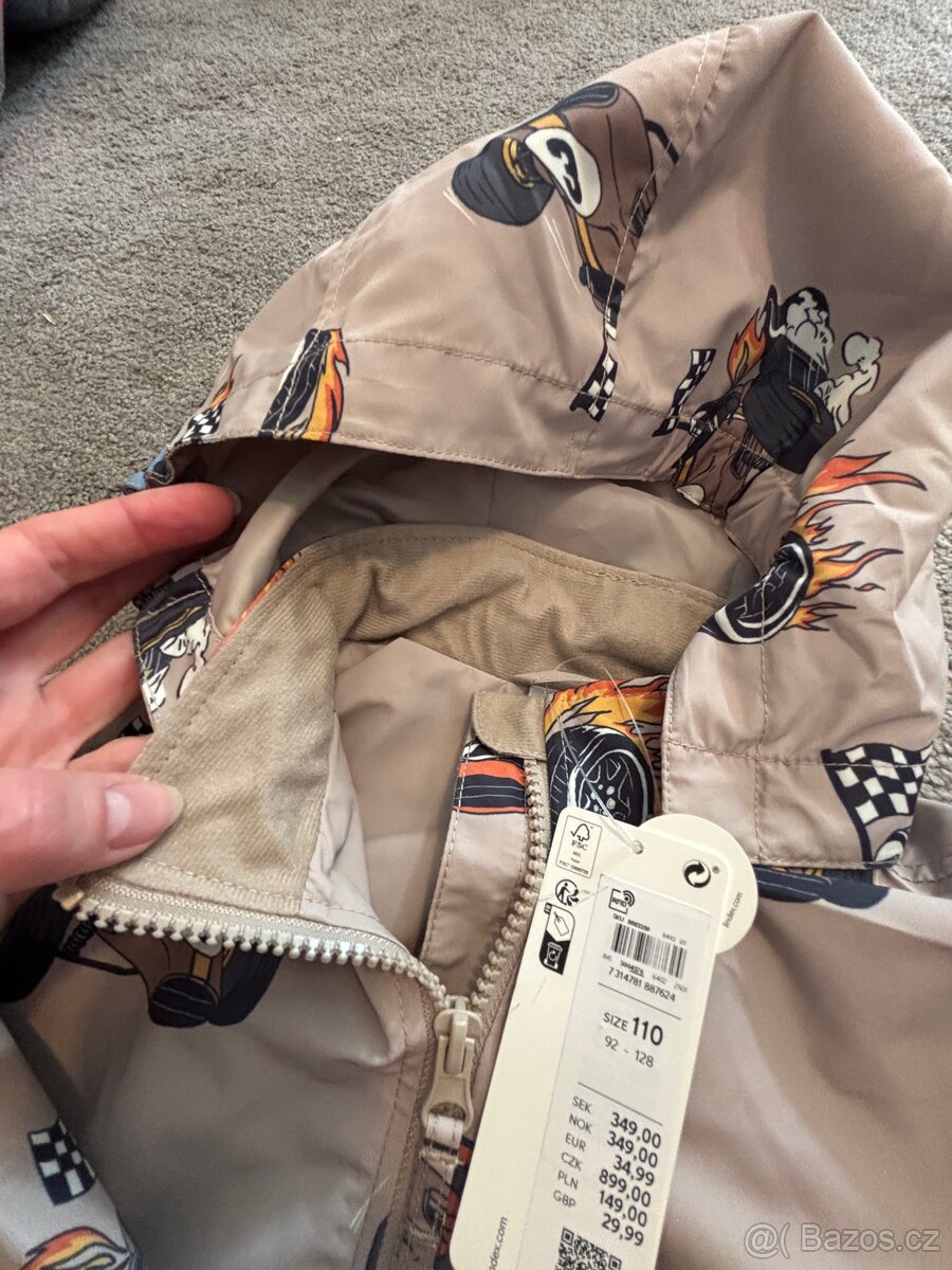 Bunda Lindex s autíčky vel 110 - 3