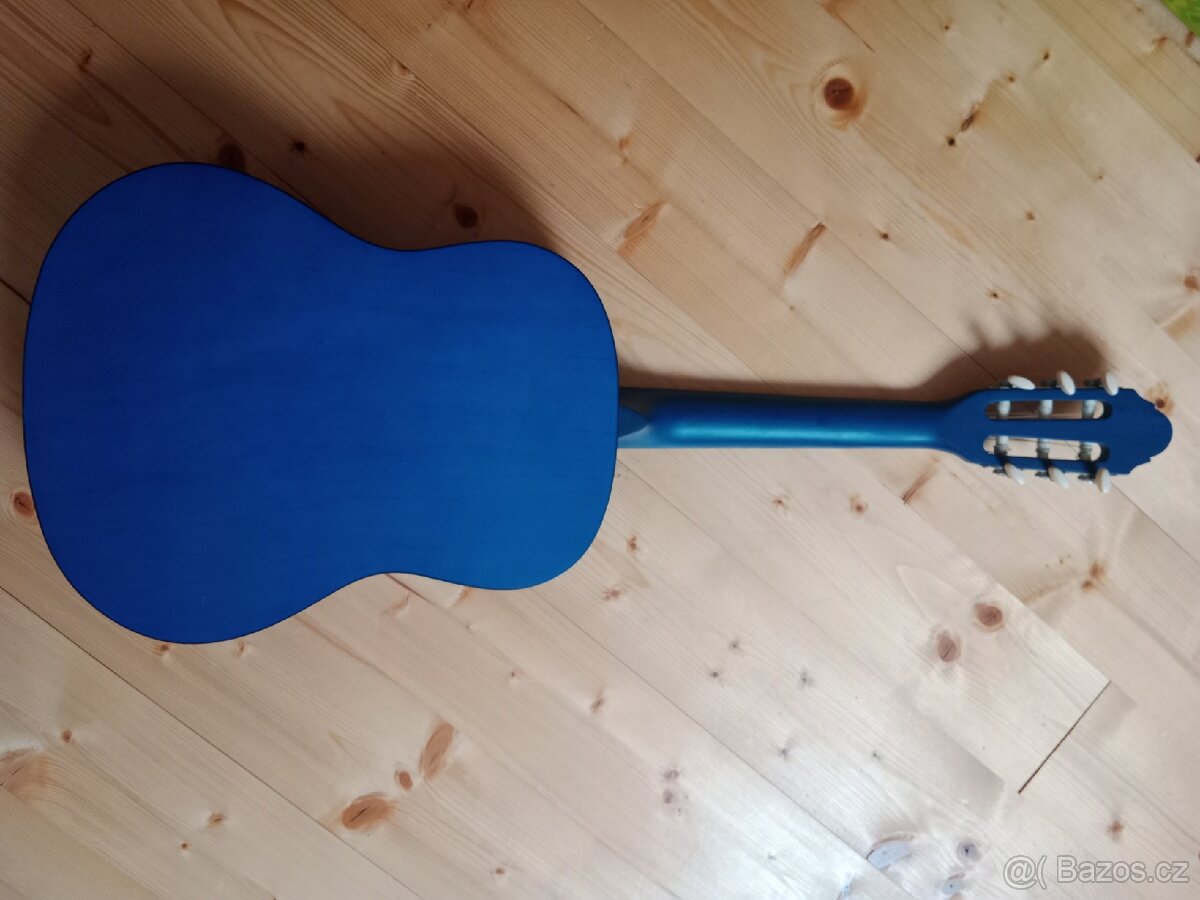 Kytara klasická modrá BLOND CL-34 BL 3/4 velikost - 3