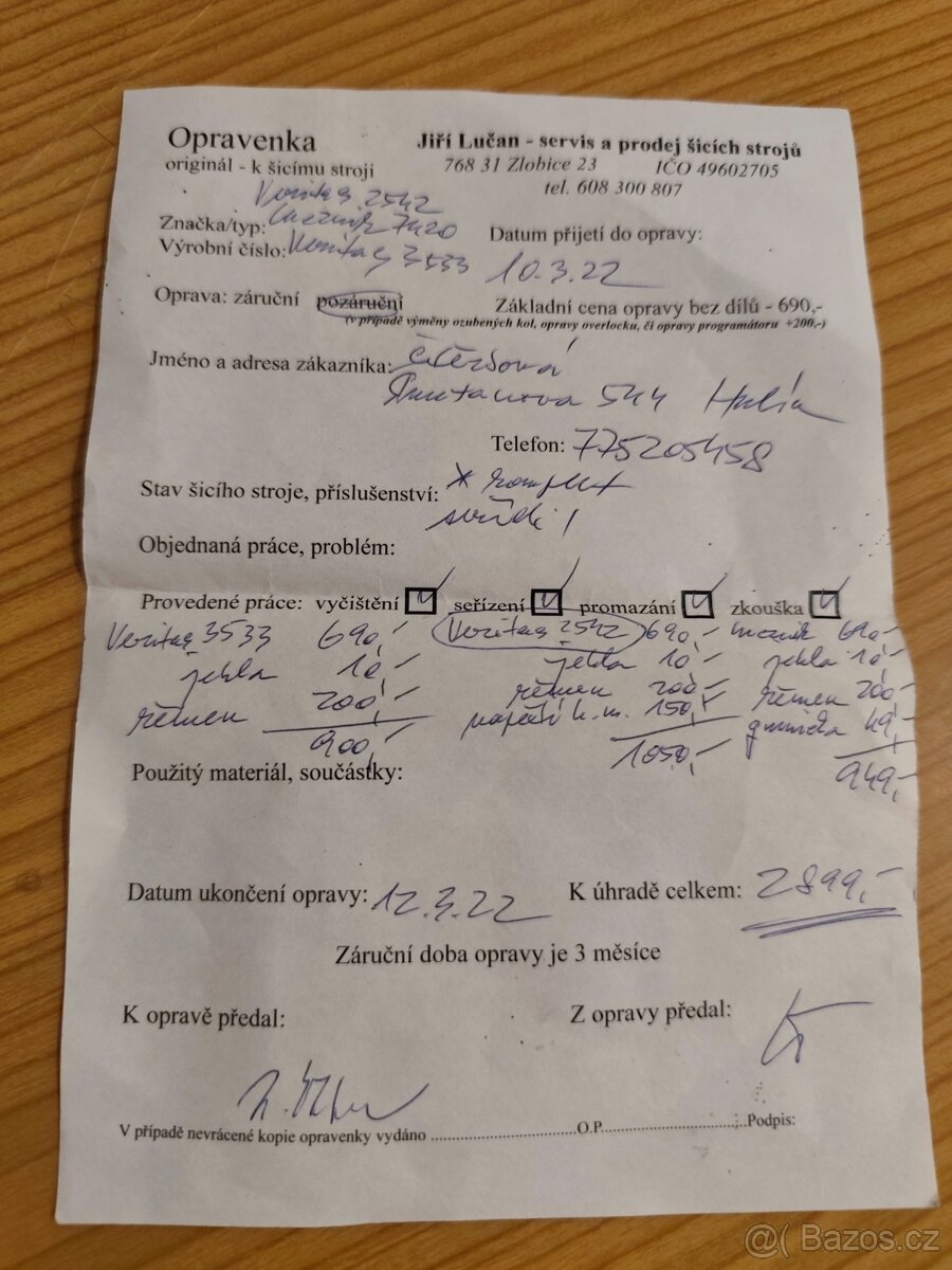 Šicí stroj Veritas - 3