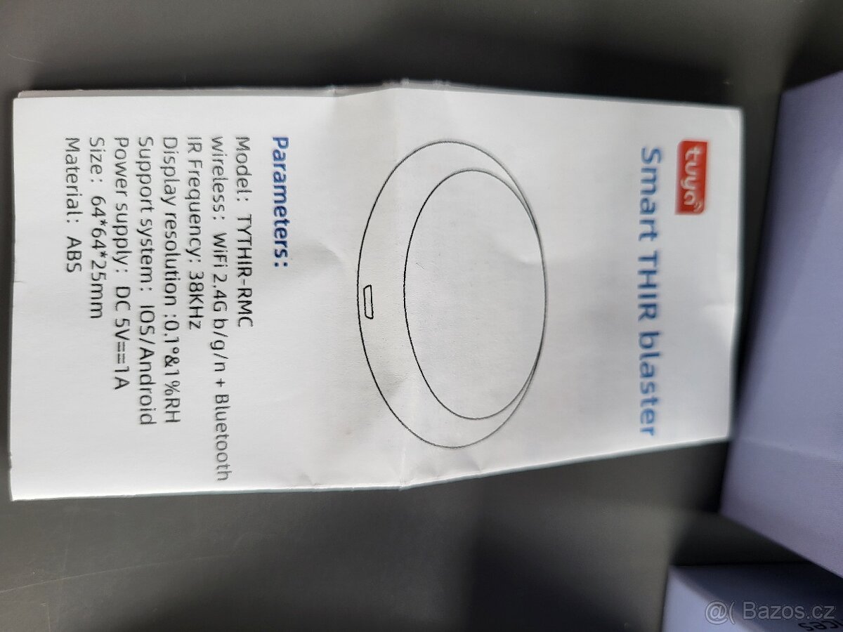 IR wifi Tuya ovladac s vestavenym teplotnim cidlem - 3