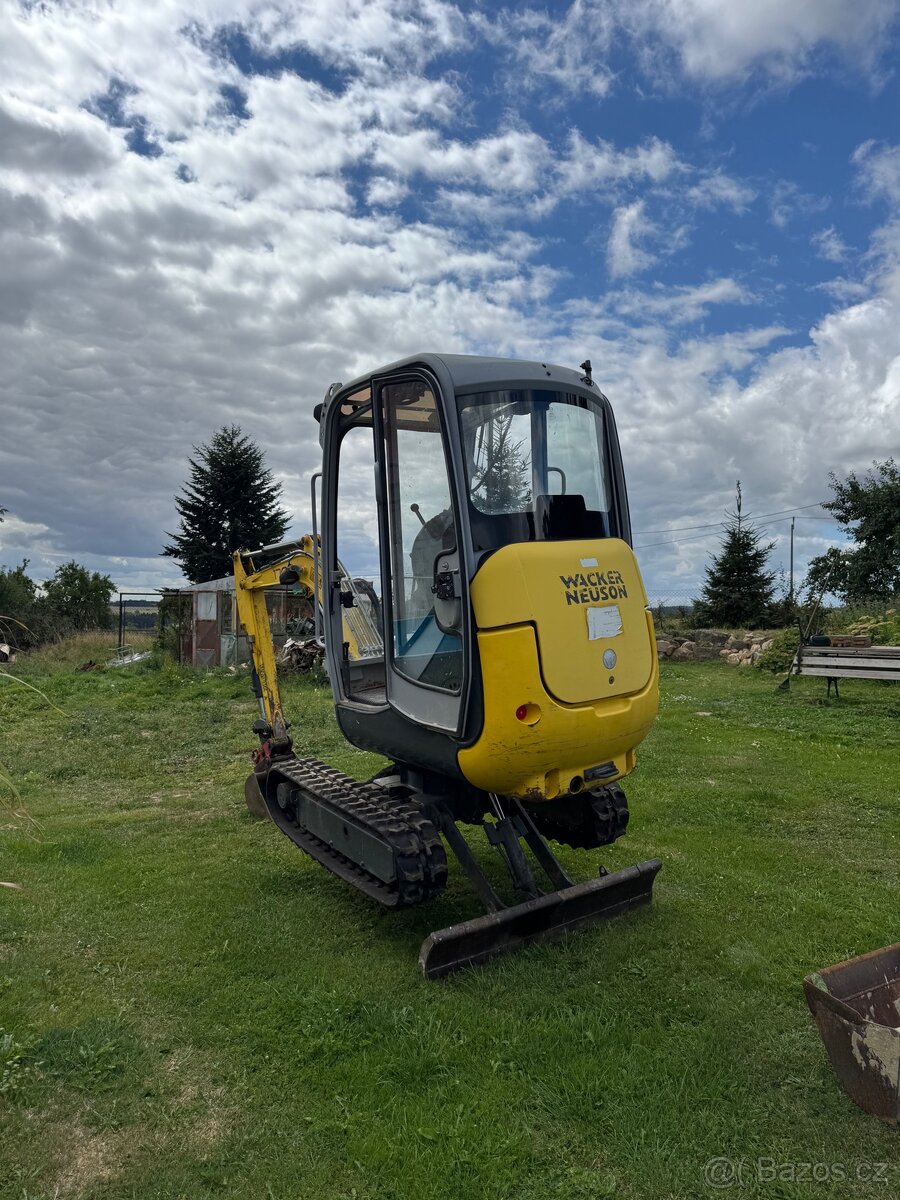 Minibagr wacker neuson 1,7t - 3