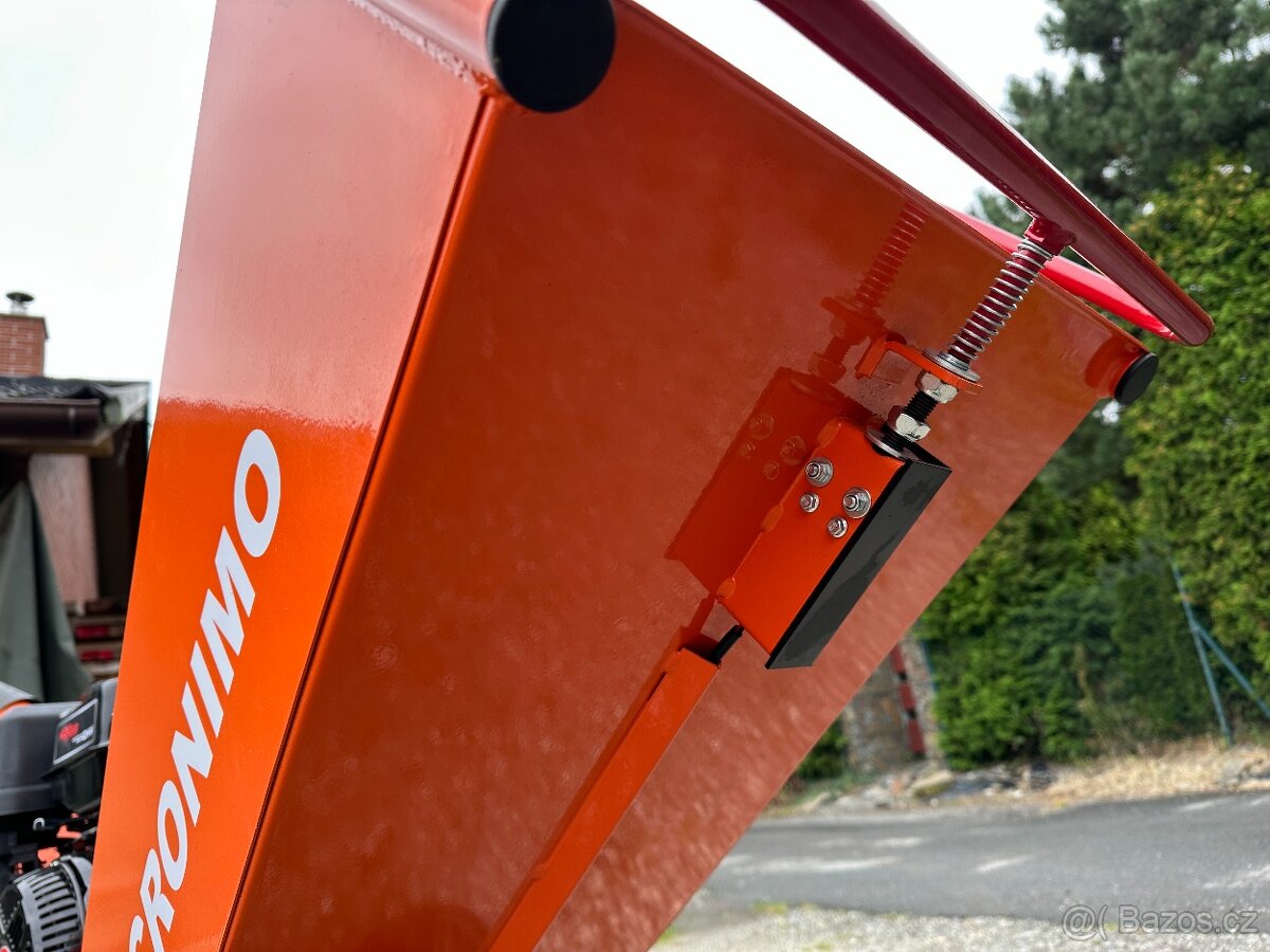 Štěpkovač benzínový 15 koní, štěpkovač za ATV na Iso kouli - 3